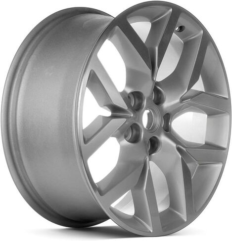 عجلة مصنع مصنوعة من سبائك فضية لامعة ومصنوعة على شكل حرف V مقاس 19 × 8.5 لسيارة Chevy Impala 2014-2020 - استبدال OEM يناسب مباشرة in Kuwait