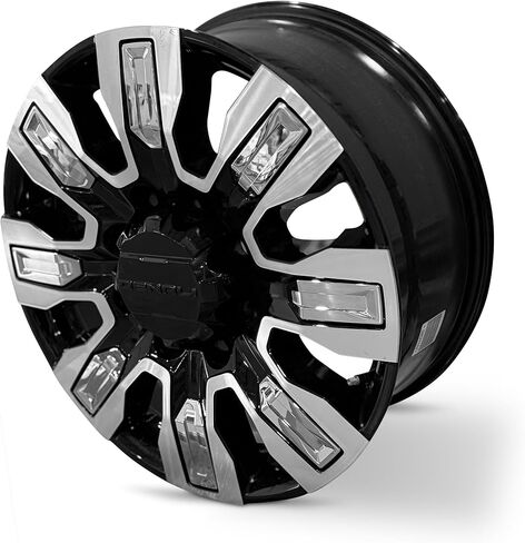 For 2024-2025 GMC Sierra 3500 SRW 20 Inch Machined Face with Black Inlay Alloy - Genuine Take-Off Rim - Road Ready Truck Wheel in Kuwait