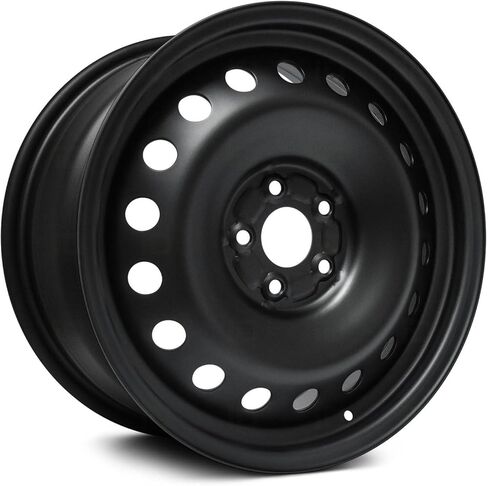 New 18x7.5 inch Custom Wheel - Black Standard Steel Rim ST Bolt- Pattern 5x114.3 mm Offset 44 mm in Kuwait