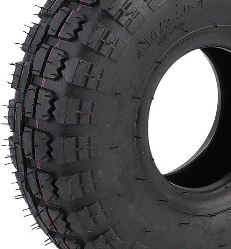 RiToEasysports Go Kart Tire, Tubeless Rubber Tire for Hand Trucks Mowers Dollies 4.10/3.50-4 Inch Rims for Lawn Care Equipment Maintenance Professionals in Kuwait