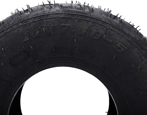 Keenso 11x7.10 5 Tubeless Go Kart Tire, Anti Skid Snow Off Road Rubber Tire with 4 Layer Structure for Drift Trikes and Kart Cars in Kuwait