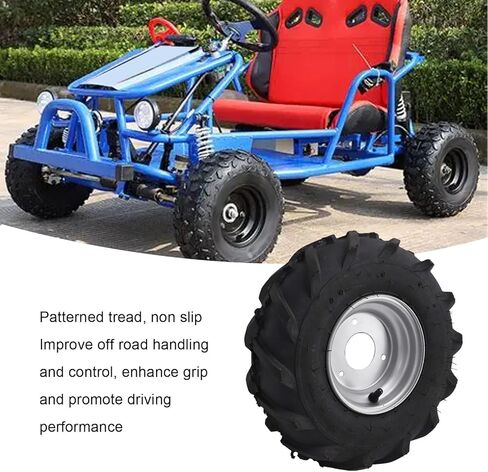 إطار متين مقاس 13x5.00-6، 13/5.00-6، 13x5- مع قوة جر معززة، تصميم مقاوم للثقب لمركبات ATV، الرباعية، Go Kart، العربة in Kuwait