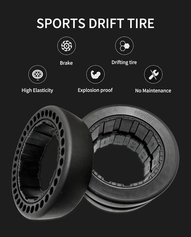2 حزمة من الإطارات الخلفية الانجراف لـ Segway Ninebot GoKart Pro/Pro 2/S-Max، ملحقات استبدال إطارات الانجراف الرياضية المقاومة للاهتراء in Kuwait