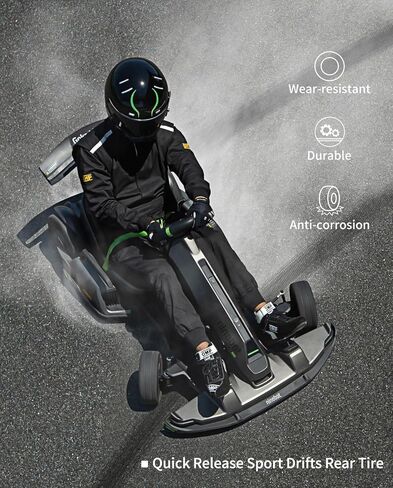 2 حزمة من الإطارات الخلفية الانجراف لـ Segway Ninebot GoKart Pro/Pro 2/S-Max، ملحقات استبدال إطارات الانجراف الرياضية المقاومة للاهتراء in Kuwait
