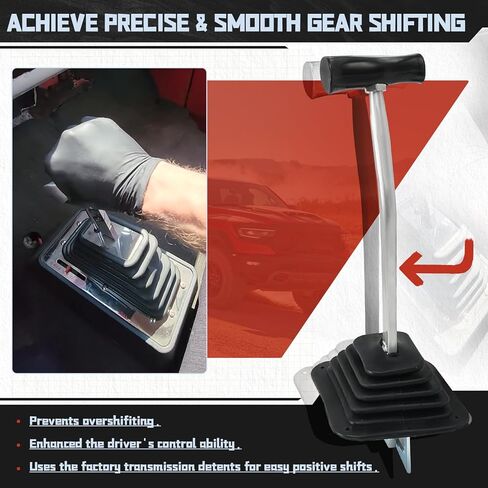 80775 Automatic Detent Shifter Assembly for 3 & 4 Speed Transmission, Compatible with GM TH200 TH250 TH350 TH400 700R4 4L60 4L60E, Ford C4 C5 C6, Chrysler A727 A904 Automatic Shifter in Saudi Arabia