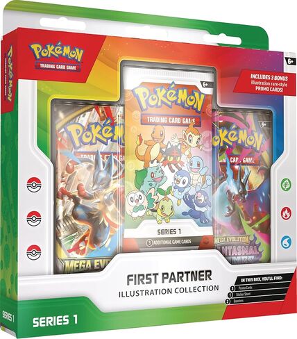 Pokémon TCG: مجموعة الرسوم التوضيحية للشريك الأول — السلسلة 1 in Kuwait