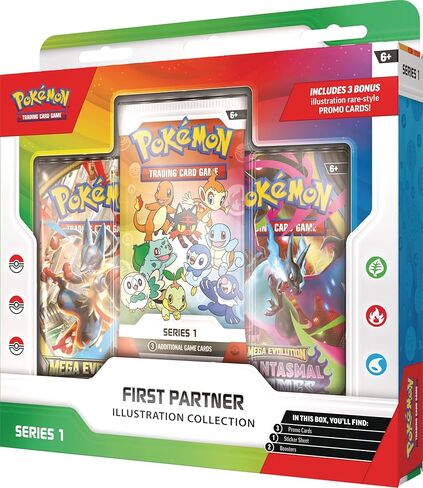 Pokémon TCG: مجموعة الرسوم التوضيحية للشريك الأول — السلسلة 1 in Kuwait