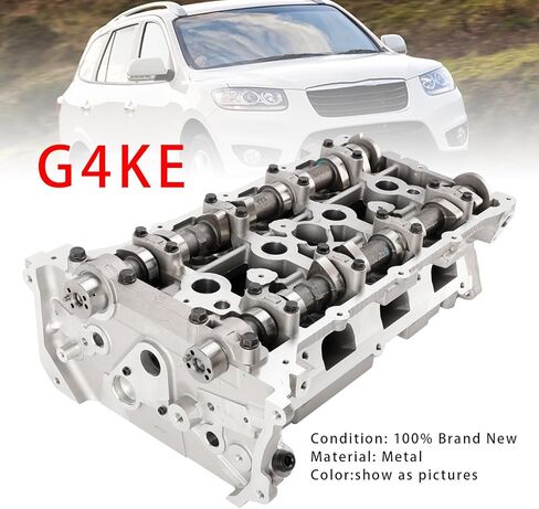 رأس أسطوانة المحرك G4KE 2.4L لسيارة Hyundai Azera HG) 2013-16، Santa Fe/Tucson 2010-20، Sonata 2017-19، لكيا كادينزا 2009-19، Forte (TD) 2008-12، سورينتو 2009-20، سبورتاج 2011-21 in Kuwait