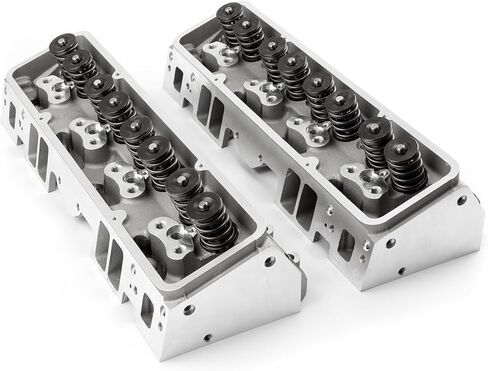 Speedmaster PCE281.2009 Small Block Chevy 350 Aluminum Cylinder Heads 205cc / 64 in Kuwait