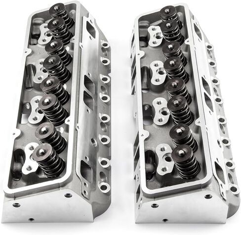 Speedmaster PCE281.2009 Small Block Chevy 350 Aluminum Cylinder Heads 205cc / 64 in Kuwait