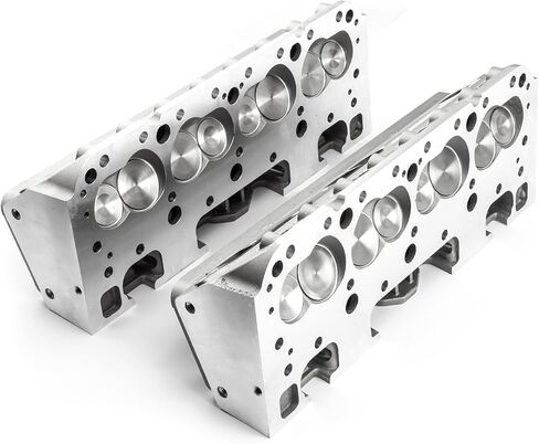 Speedmaster PCE281.2009 Small Block Chevy 350 Aluminum Cylinder Heads 205cc / 64 in Kuwait