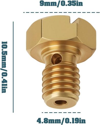 SING F LTD Boat Carburetor Float Bowl Drain Screw & O-Ring 6H3-14992-00 & 93210-04230 Compatible with Yamaha 4-Stroke - F80A F100A F100B in Kuwait