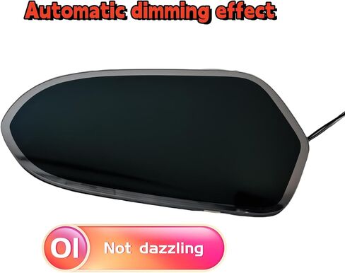Driver Side Mirror Glass Replacement For AUDI A6 C7 C7.5 S6 4G RS6 (2012-2018),Heated,Autodimming,With Backing Plate(LH),Compatible With OE:4G0 857 535C. in Kuwait