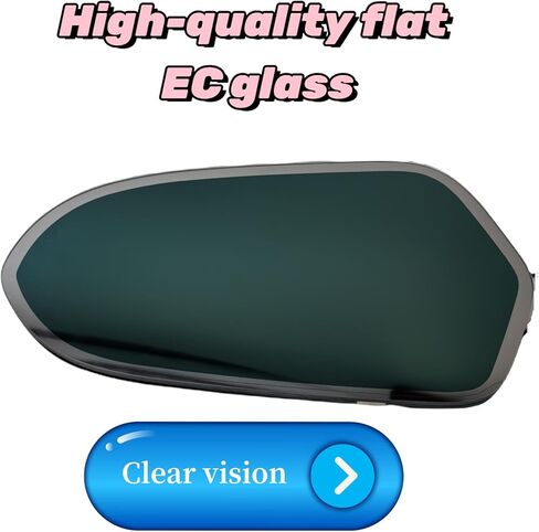 Driver Side Mirror Glass Replacement For AUDI A6 C7 C7.5 S6 4G RS6 (2012-2018),Heated,Autodimming,With Backing Plate(LH),Compatible With OE:4G0 857 535C. in Kuwait