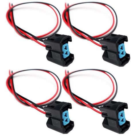 LIZAPUS 4 قطعة 2 دبوس OBD2 حاقن الوقود موصل التوصيل المقبس ضفيرة متوافق مع محركات هوندا أكورا B D K تسخير الأسلاك التوصيل in Kuwait