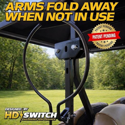 Retractable Bucket Holder, 6-Way-Mount Clamp-On No-Drill, for Toro Exmark Kubota Bobcat Ferris Gravely Snapper Simplicity Land Pride Commercial Zero Turn Lawn Mowers Tractors, fits Standard 5 Gallon in Kuwait
