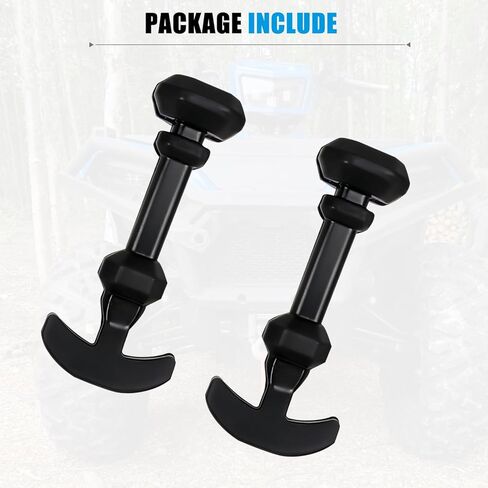 2pcs Storage Rubber Latch Compatible with Polaris RZR XP 1000/900/ XP 4 1000/General 2014-2021 Accessories, Black Cargo Storage Box Latches Replace 5415701 in Kuwait