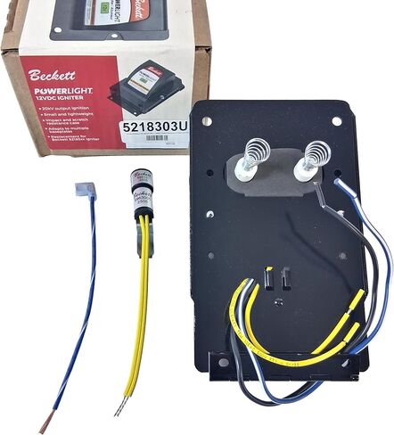 محول الإشعال/الإشعال الإلكتروني الأصلي OEM 12 VDC PowerLight متوافق مع سلسلة Beckett SDC وPro501 لشعلات الزيت 5218303U in Kuwait