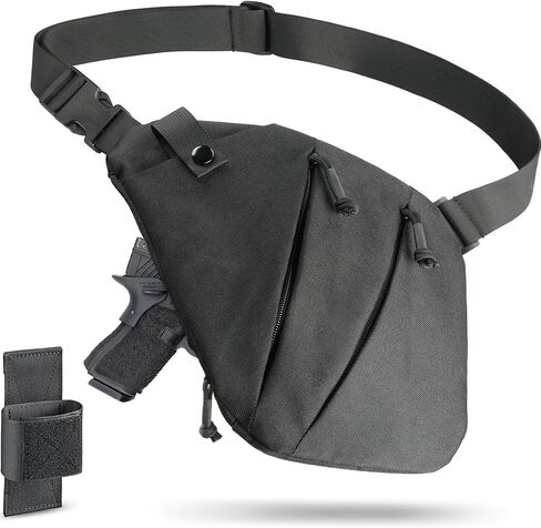 WYNEX Tactical crossbody sling Bag, concealed Carry pistol bag, Invisible personal Pocket bag,CCW backpack for the right hand in Saudi Arabia