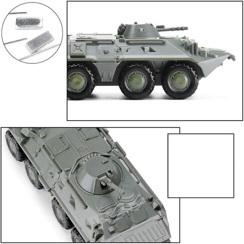 1/72 مركبة عسكرية للأولاد (مفككة) BTR-80 نموذج مركبة مدرعة بعجلات هواية عسكرية موديل بلاستيكي سيارات in Kuwait