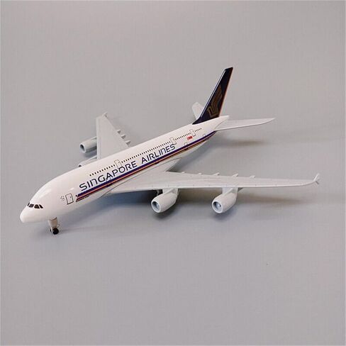 CHICHIYANG 747 الخطوط الجوية السنغافورية نموذج طائرة بمقياس 1:400 من المواد المركبة نموذج طائرات من سبيكة محاكاة نموذج طائرة لهدايا أعياد ميلاد الأطفال الصغار in Kuwait