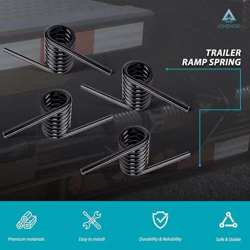 RS16933LH & RS16933RHHeavy Duty Trailer Ramp Springs 2 Pair, 2000 Lbs Torque Coil Springs for Trailer Gates & Ramps, Left & Right Side Truck Trailer Parts in Kuwait