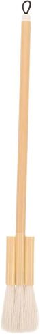 KALLORY Handmade Goat Hair Watercolor Flat Hake Brush with Wooden Handle, Artist Paintbrush for Beginners, Soft Chinese Watercolor Art Supplies for Wash Background and Gouache Painting in Kuwait