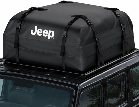 SR1 Performance USA Waterproof Rooftop Cargo Bag – Car Roof Carrier for Cars/SUVs with/Without Rack, Includes Non-Slip Mat, Heavy-Duty Straps, Lock for Secure Travel Storage (20 Cubic Feet, No Logo) in Saudi Arabia