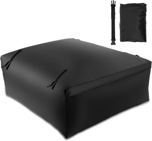 Truck Bed Cargo Bag, 26 Cubic Feet Waterproof Truck Bed Storage with 6 Tie Down Straps, Car Waterproof Cargo Carrier Bag for Pickup Truck Travel in Kuwait