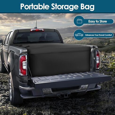 Truck Bed Cargo Bag, 26 Cubic Feet Waterproof Truck Bed Storage with 6 Tie Down Straps, Car Waterproof Cargo Carrier Bag for Pickup Truck Travel in Kuwait