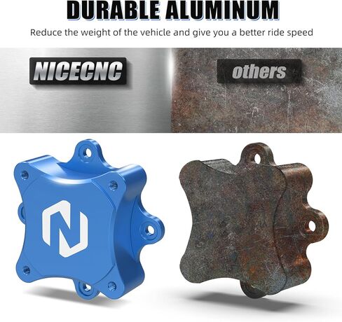 NICECNC 2" Wheel Spacers Cover 4pcs Compatible with Yamaha Raptor 700 YFM700 2013 2015-2024, Raptor 700R YFM700R 2009 2011 2012 2013 2015-2024, YFZ450R 2009-2024, See Fitments Blue in Kuwait