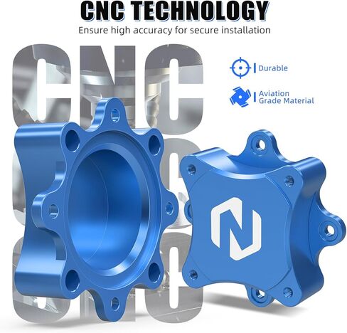 NICECNC 2" Wheel Spacers Cover 4pcs Compatible with Yamaha Raptor 700 YFM700 2013 2015-2024, Raptor 700R YFM700R 2009 2011 2012 2013 2015-2024, YFZ450R 2009-2024, See Fitments Blue in Kuwait