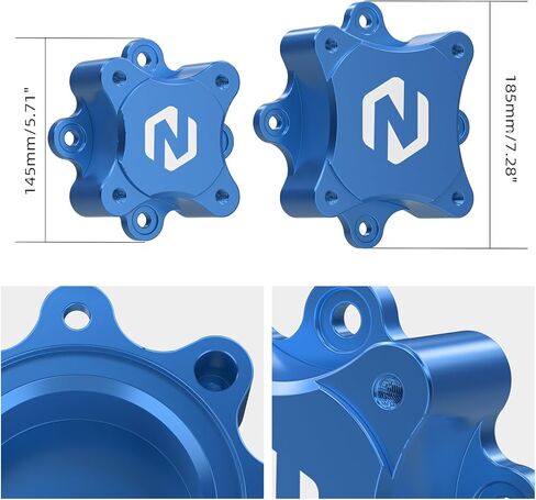 NICECNC 2" Wheel Spacers Cover 4pcs Compatible with Yamaha Raptor 700 YFM700 2013 2015-2024, Raptor 700R YFM700R 2009 2011 2012 2013 2015-2024, YFZ450R 2009-2024, See Fitments Blue in Kuwait