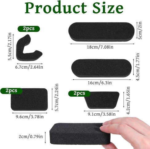 Softball Helmet Padding Inserts, 0.79 Inch Thickened Batting Helmet Padding, Replacement Pads for Baseball Softball Catchers Helmets, Comfortable Foam Material in Kuwait