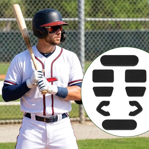 Softball Helmet Padding Inserts, 0.79 Inch Thickened Batting Helmet Padding, Replacement Pads for Baseball Softball Catchers Helmets, Comfortable Foam Material in Kuwait