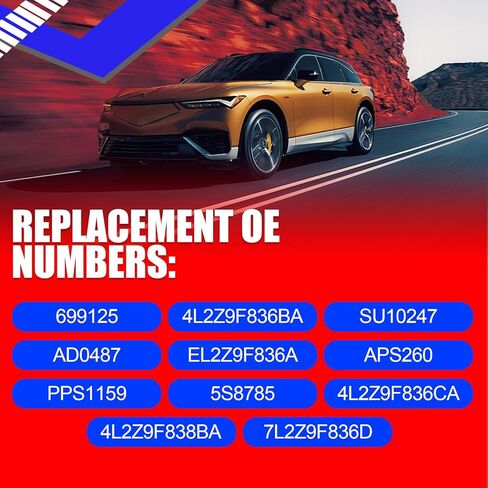 دواسة تسريع SMMS EL2Z9F836A مع استبدال مستشعر الموضع لسيارة Ford Explorer 2004-2010، Explorer Sport Trac 2007-2010، لسيارة Mercury Mountaineer 2004-2010 يستبدل رقم OE 4L2Z9F836BA in Kuwait