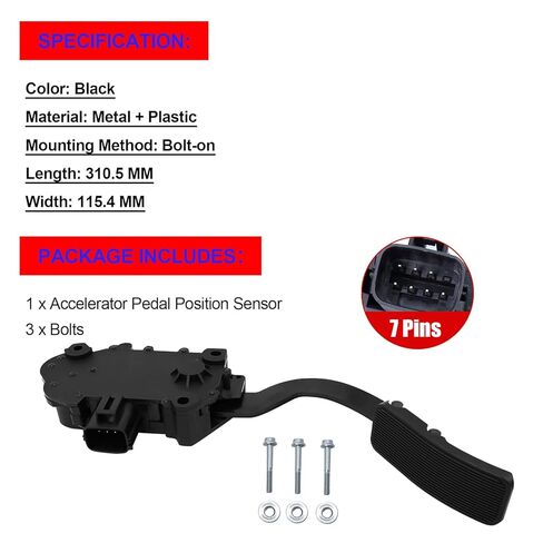 دواسة تسريع SMMS EL2Z9F836A مع استبدال مستشعر الموضع لسيارة Ford Explorer 2004-2010، Explorer Sport Trac 2007-2010، لسيارة Mercury Mountaineer 2004-2010 يستبدل رقم OE 4L2Z9F836BA in Kuwait