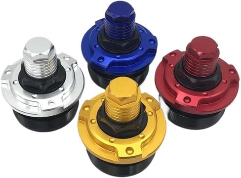 Front Shock Absorber Screw Cover Cap Preload Adjuster Fork Bolt Compatible With YZF R15 V3 in Kuwait