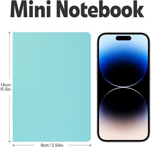 120 Pack Small Lined Notepads Bulk, Mini Journal Pocket Notebooks Set 3.5 Inch x 5.5 Inch, Colored Cover Notebook Wide Ruled, 10 Colors 24 Sheets (48 Pages) for Traveler, Students in Kuwait