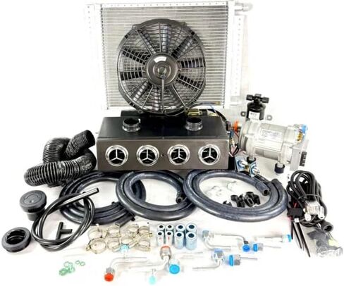 A/C KIT ELECTRIC 12 VOLTS HEAT & COOL 404 WITH 2 AUXILIARY DEFROSTER VENT in Kuwait