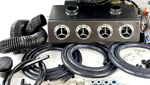 A/C KIT ELECTRIC 12 VOLTS HEAT & COOL 404 WITH 2 AUXILIARY DEFROSTER VENT in Kuwait