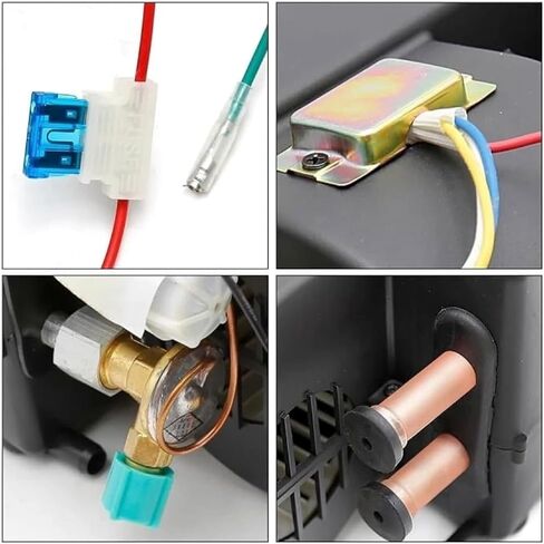 A/C KIT ELECTRIC 12 VOLTS HEAT & COOL 404 WITH 2 AUXILIARY DEFROSTER VENT in Kuwait