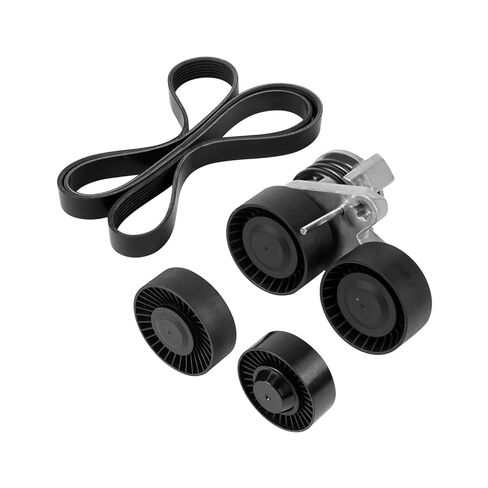 Serpentine Drive Belt Pulley Tensioner Kit Compatible for BMW E82 E88 E90 E92 E91 E93 N54 Engine 2005-2010 in Kuwait