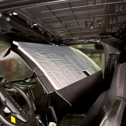 مجموعة عزل السقف الهندسية للتصميم لـ Polaris Xpedition 4-Door (2024–2026) | بطانة السقف المقاومة للحرارة والصوت UTV | خفض الحرارة والضوضاء in Kuwait