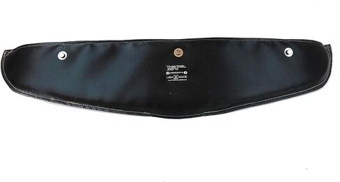 Thermal Zero MB9902CD-B بطانية عازلة مشعب توربو سوداء تتعامل مع حرارة مباشرة 2500 درجة فهرنهايت - صنع في الولايات المتحدة الأمريكية - متوافق/استبدال لـ 1999-2002 RAM 2500 و3500 24v 5.9 Cummins Diesel in Kuwait