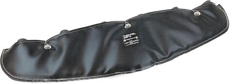 Thermal Zero MB9902CD-B بطانية عازلة مشعب توربو سوداء تتعامل مع حرارة مباشرة 2500 درجة فهرنهايت - صنع في الولايات المتحدة الأمريكية - متوافق/استبدال لـ 1999-2002 RAM 2500 و3500 24v 5.9 Cummins Diesel in Kuwait