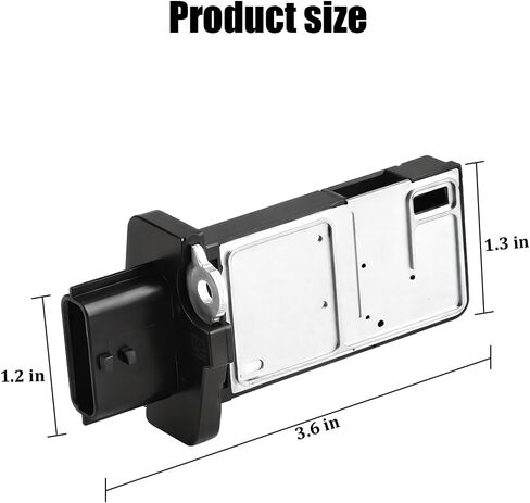Car Mass Air Flow Meter Sensor, OEM# 22680-7S00A Aluminum Vehicle Airflow Sensor, Automotive Replacement Accessories, Compatible with 03-14 Altima, 03-09 350Z, 06-12 Sentra in Kuwait