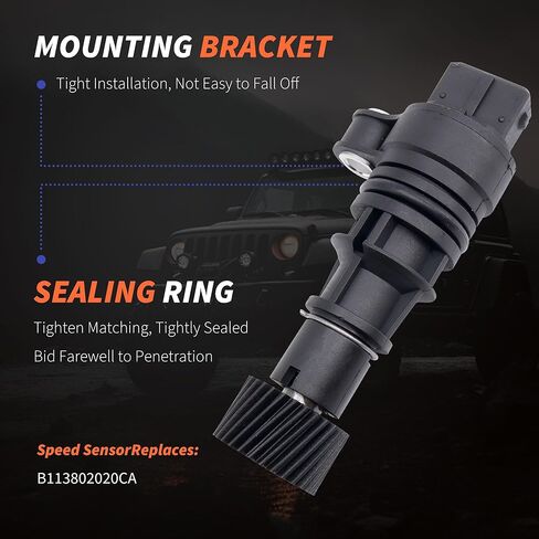 مستشعر سرعة إخراج ناقل الحركة HiSport متوافق مع Hyundai Tiburon 2006-2008 Sonata 1999-2000 Elantra 2001-2006 Kia Optima 2001-2007 Spectra 2005 يستبدل B113802020CA in Kuwait