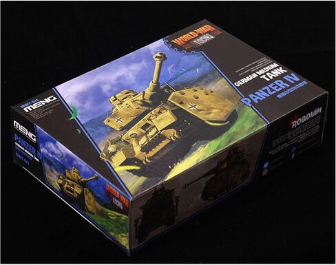 Meng WWT-013 World War Toons German Medium Tank Panzer IV 1/Egg Scale Plastic Model Kit in Kuwait