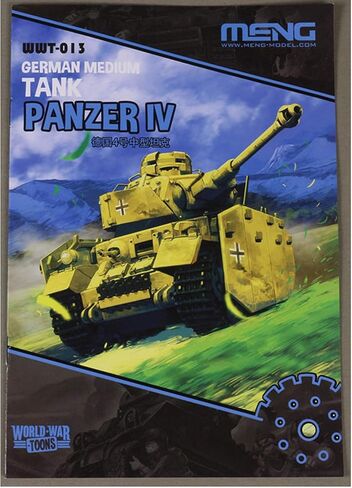 Meng WWT-013 World War Toons German Medium Tank Panzer IV 1/Egg Scale Plastic Model Kit in Kuwait